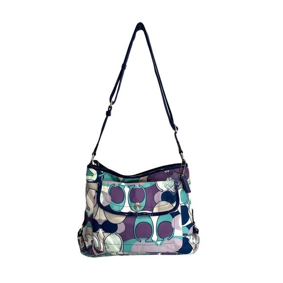 Coach Daisy Scarf Crossbody Handbag Purse - Picture 1 of 8